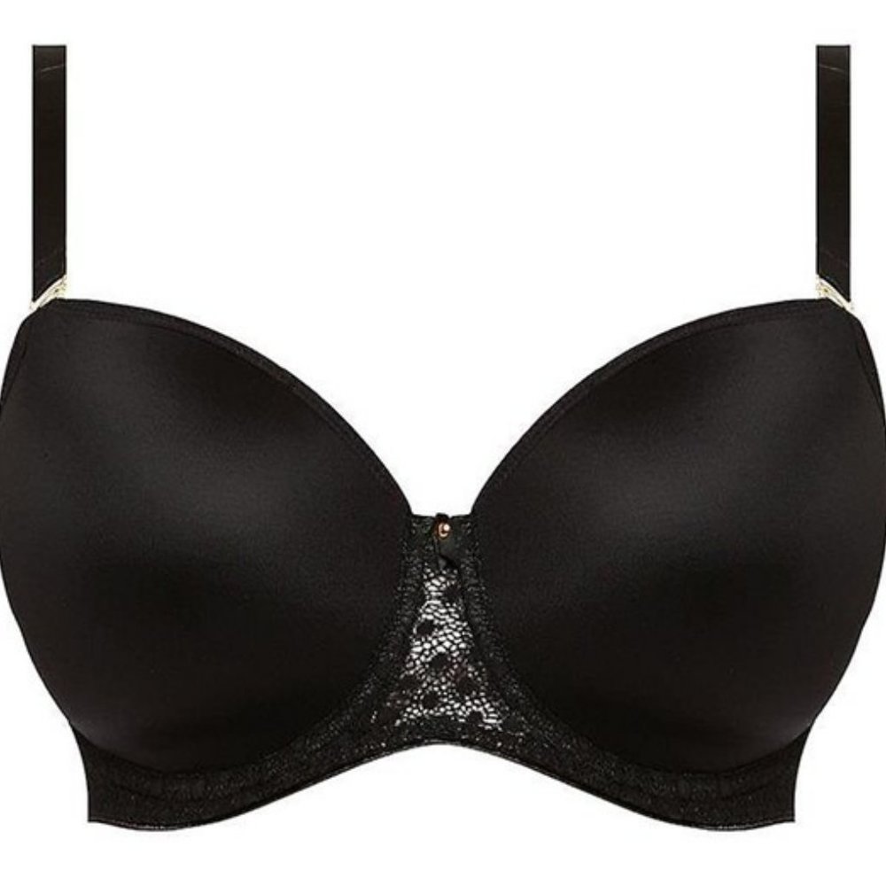 Freya Starlight Underwire T-Shirt Bra Black US 36K